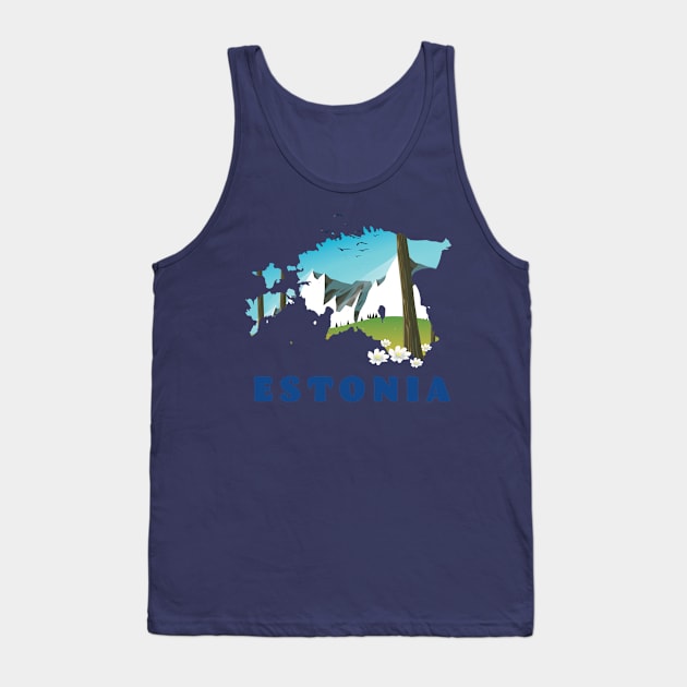 Estonia Tank Top by nickemporium1